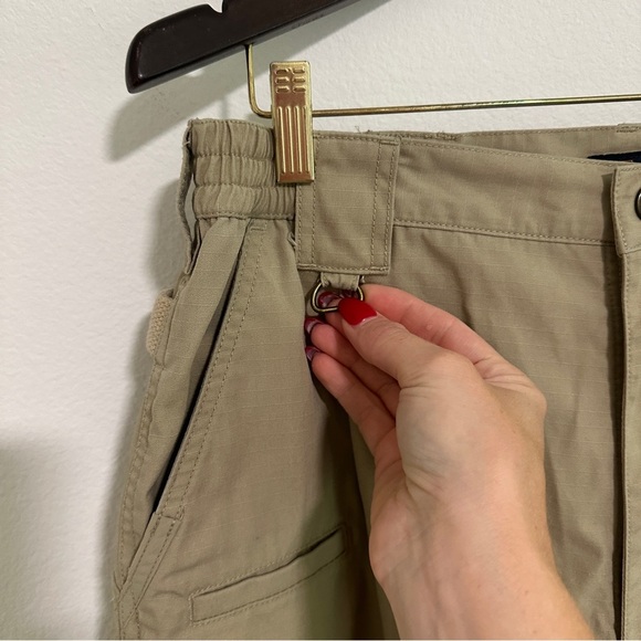 5.11 Tactical Series Pants Men's 34/32 Cargo Khaki Uniform Work Hike Hunt - Picture 4 of 10